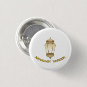 RAMADAN KAREEM RONDE BUTTON 3,2 CM (Voorkant /achterkant)