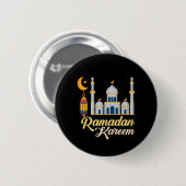 Ramadan Kareem Ronde Button 5,7 Cm (Voorkant /achterkant)