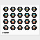 ramadan kareem ronde sticker (Vel)