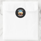 ramadan kareem ronde sticker (Tas)