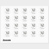Ramadan Kareem ronde Sticker, glanzend Sticker (Vel)
