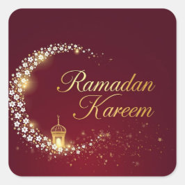 Ramadan Kareem Round Sticker Gift