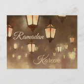 Ramadan Kareem - schilderen met lampen Briefkaart (Voorkant)