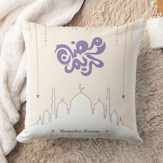 Ramadan Kareem Sierkussen met Sterren (Deken)