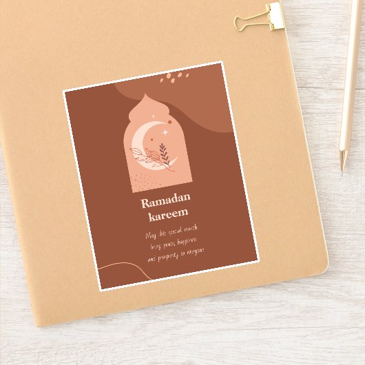 Ramadan Kareem Sticker (Notitieboek)