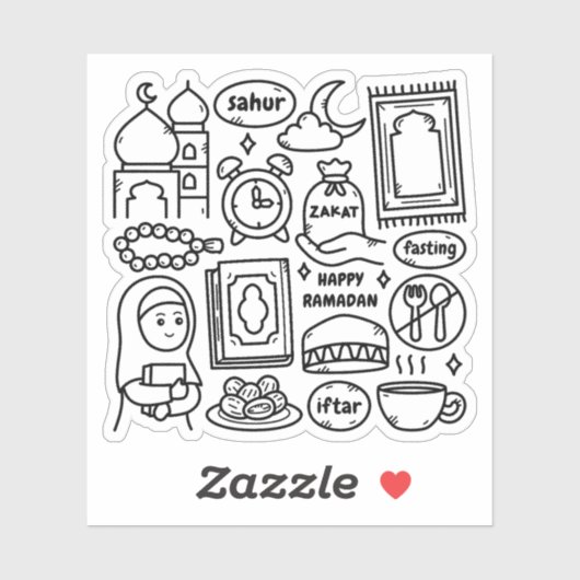 Ramadan Kareem Sticker (Vel)