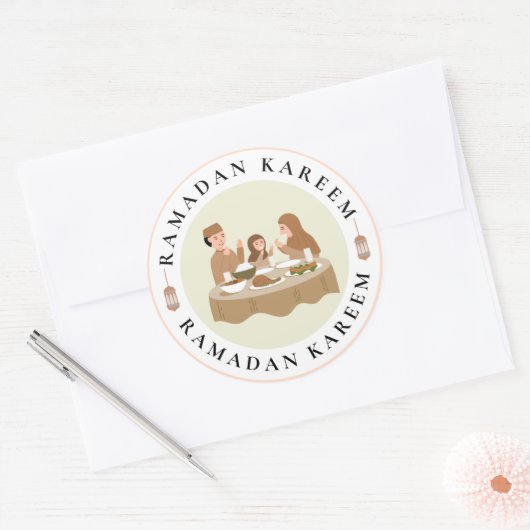 Ramadan Kareem Sticker voor Gifting (Envelop)