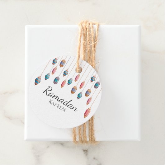 Ramadan Kareem thema cadeau Label om te vieren (In situ)