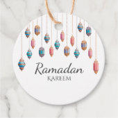 Ramadan Kareem thema cadeau Label om te vieren (Voorkant)