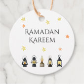 Ramadan Kareem thema cadeau Label om te vieren (Voorkant)