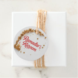 Ramadan Kareem thema cadeau sticker voor viering  Bedankjes Labels