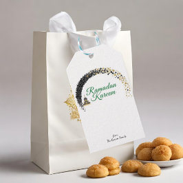 Ramadan Kareem thema cadeau sticker voor viering Cadeaulabel