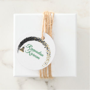 Ramadan Kareem thema cadeaubijslage voor viering Bedankjes Labels