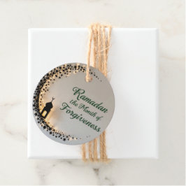 Ramadan Kareem thema cadeaubijslage voor viering Bedankjes Labels