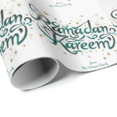Ramadan Kareem thema cadeaupapier voor viering (Rol Hoek)