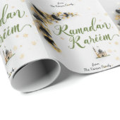 Ramadan Kareem thema cadeaupapier voor viering (Rol Hoek)