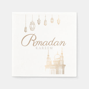 Ramadan Kareem-thema Napkin voor viering Servet