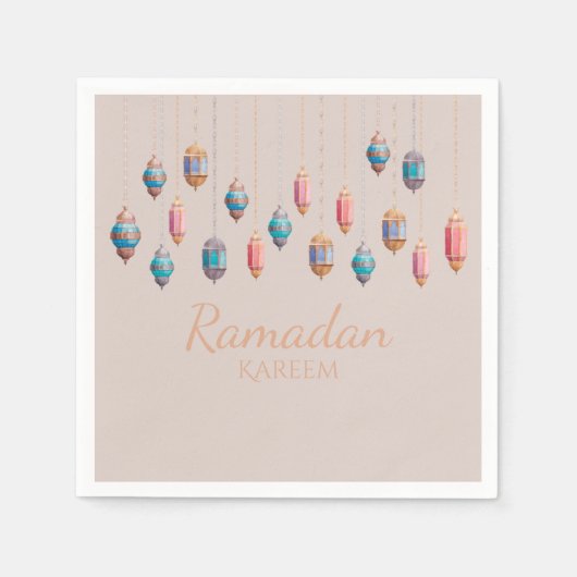 Ramadan Kareem thema servet voor feest (Voorkant)