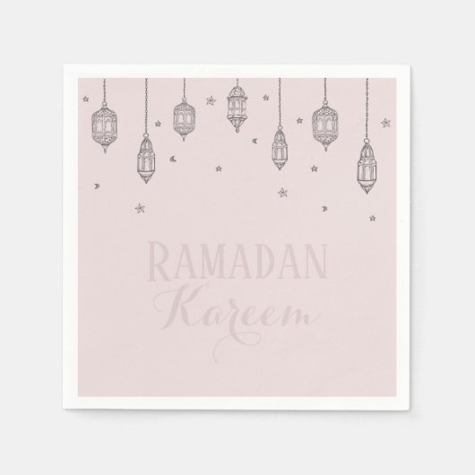 Ramadan Kareem thema servet voor feest (Voorkant)