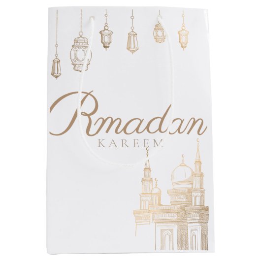 ramadan Kareem-themacadeau voor de viering Medium Cadeauzakje (Voorkant)