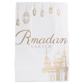 ramadan Kareem-themacadeau voor de viering Medium Cadeauzakje (Achterkant)
