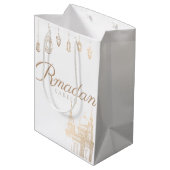 ramadan Kareem-themacadeau voor de viering Medium Cadeauzakje (Achterkant Gekanteld)