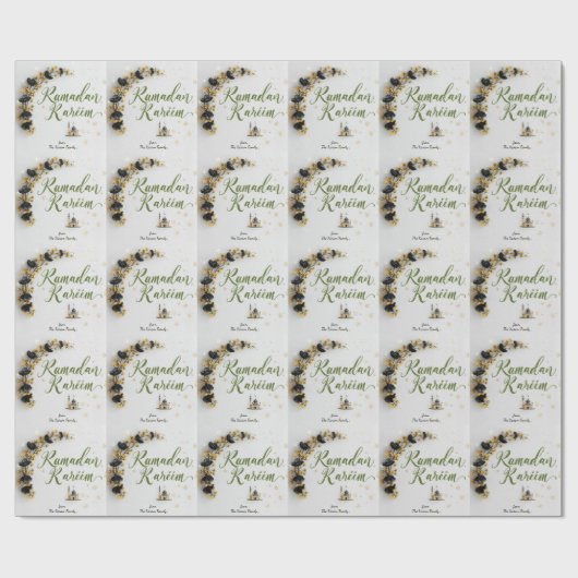 Ramadan Kareem theme gift paper for celebration Cadeaupapier (Vlak)