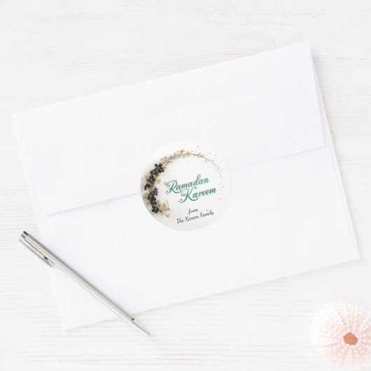 Ramadan Kareem theme gift Sticker for celebration (Envelop)