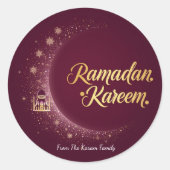 Ramadan Kareem theme gift Sticker for celebration (Voorkant)