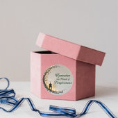 Ramadan Kareem theme gift sticker for celebration