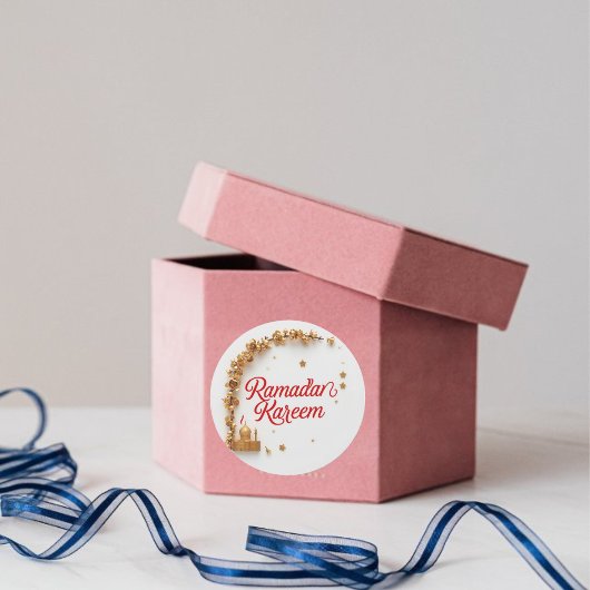 Ramadan Kareem theme gift Sticker for celebration 