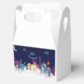 Ramadan Kareem Typografie Islamitische halve maan  Bedankdoosjes (Geopend)