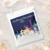 Ramadan Kareem Typografie Islamitische halve maan  Bedankzakje (Geknipt)