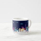 Ramadan Kareem Typografie Islamitische halve maan  Espresso Kop (Voorkant rechts)