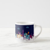 Ramadan Kareem Typografie Islamitische halve maan  Espresso Kop (Rechts)