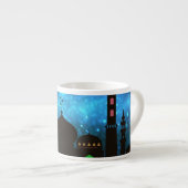 Ramadan Kareem Typografie Islamitische halve maan  Espresso Kop (Voorkant rechts)