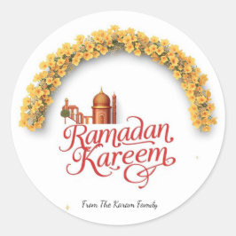 Ramadan Kareem-vakantie Ronde Sticker