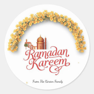 Ramadan Kareem-vakantie Ronde Sticker