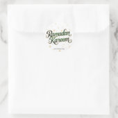 Ramadan Kareem-vakantie Ronde Sticker (Tas)