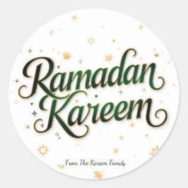 Ramadan Kareem-vakantie Ronde Sticker