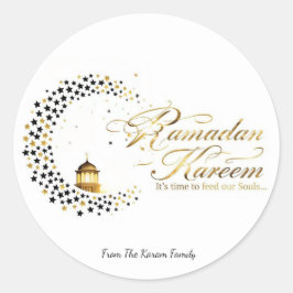 Ramadan Kareem-vakantie Ronde Sticker