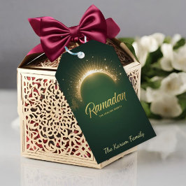 Ramadan Kareem Vakantiekaart Cadeaulabel