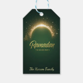 Ramadan Kareem Vakantiekaart Cadeaulabel (Voorkant)