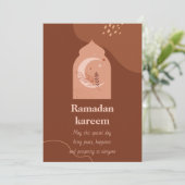 Ramadan Kareem Vakantiekaart Feestdagenkaart (Staand voorkant)