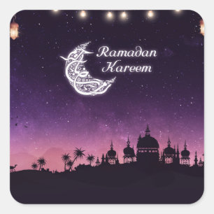 Ramadan Kareem Vierkante Sticker