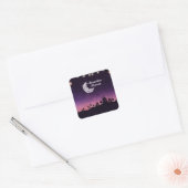 Ramadan Kareem Vierkante Sticker (Envelop)
