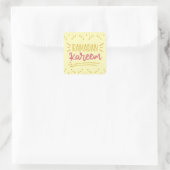 RAMADAN KAREEM VIERKANTE STICKER (Tas)