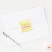 RAMADAN KAREEM VIERKANTE STICKER (Envelop)
