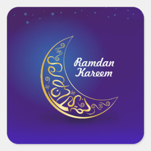 Ramadan Kareem Vierkante Sticker