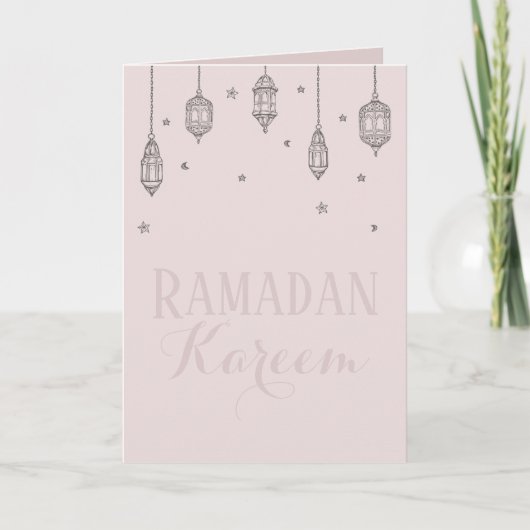 Ramadan Kareem Wenskaart ,cadeaubon Kaart (Voorkant)